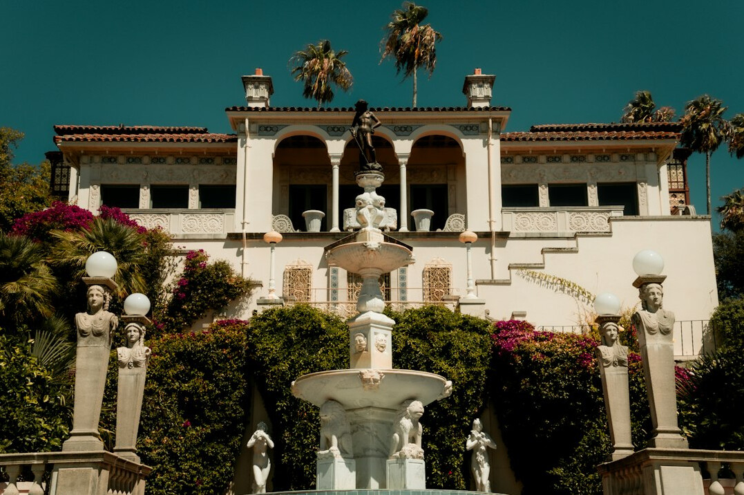 celebrity mansion exterior